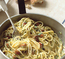 Spaghetti Carbonara With Eggs And Bacon Antonio Carluccio Foundation