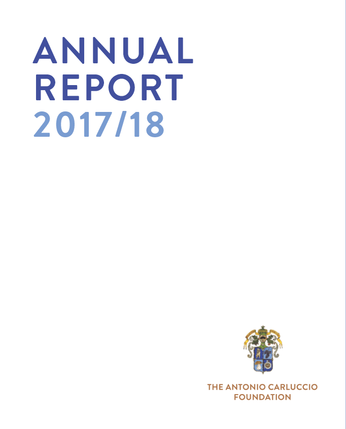 Cover of annual report 2017/2018